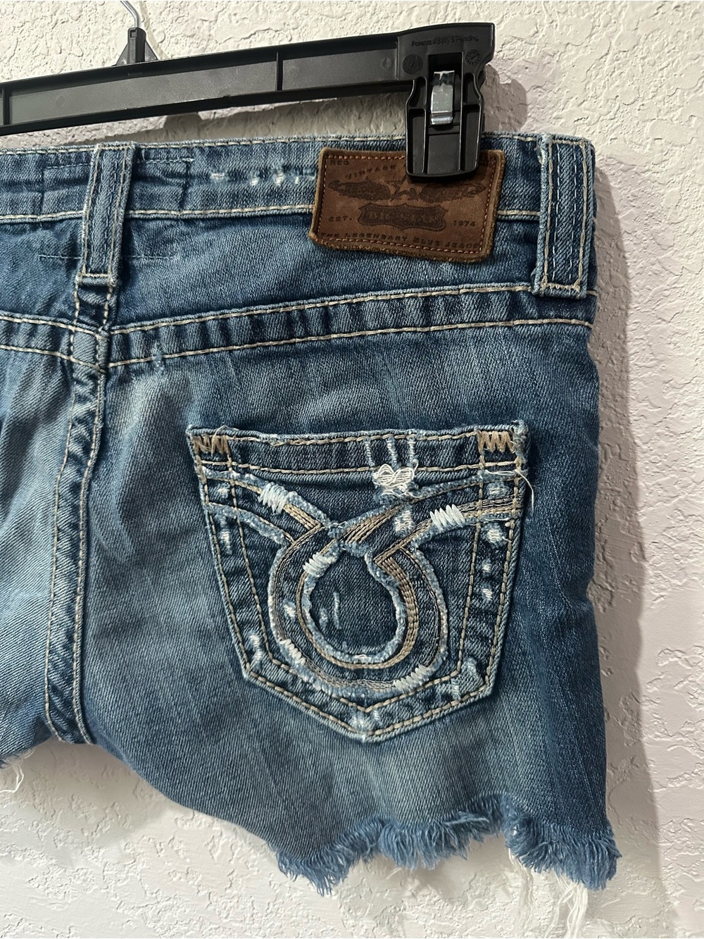 ❗️ Short Regular Denim Cutoff Shorts - Blue - Big Star LIV Size 28 - Picture 9 of 10